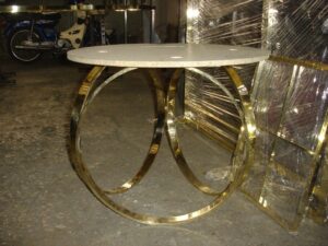 bronze table